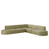 ECKSOFA Palma In Scala - Opal, Holzwerkstoff/Textil (276/276cm) - Fun Möbel