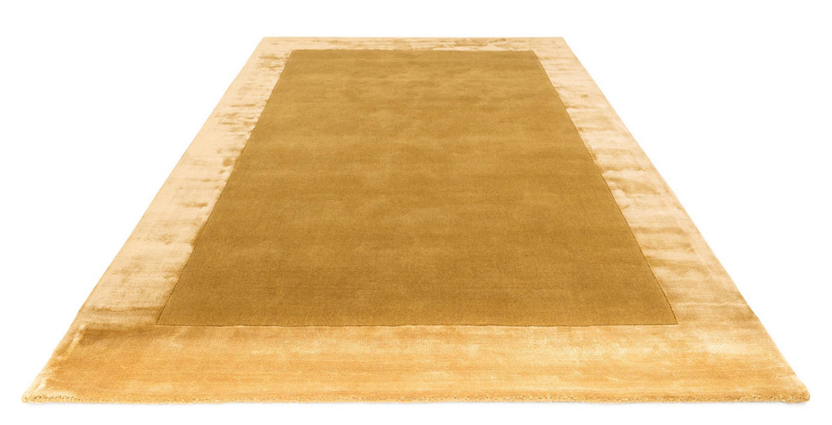TEPPICH modern handgefertigt TOSCA Gelb 120 x 170 cm - Gelb, Naturmaterialien (120/170cm) - Novatrend