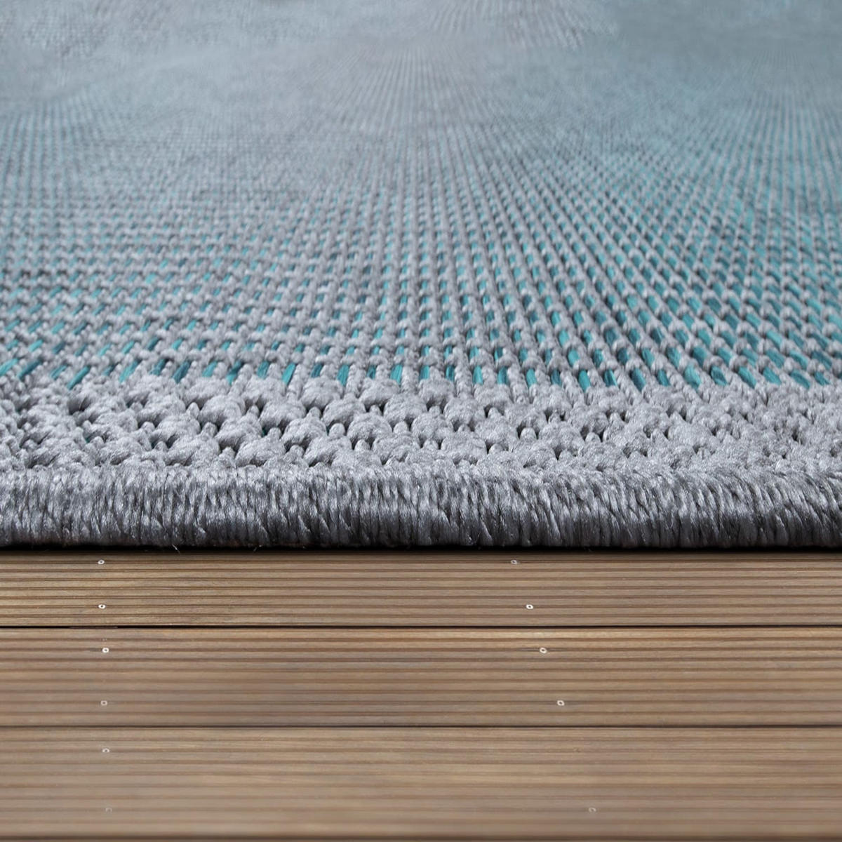 OUTDOORTEPPICH 80/150 cm Quebec 135 - Türkis, Kunststoff (80/150cm) - Paco Home
