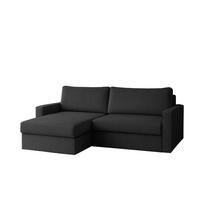 ECKSOFA Bendik In Poso - Anthrazit, Holzwerkstoff/Textil (224/140cm) - Fun Möbel