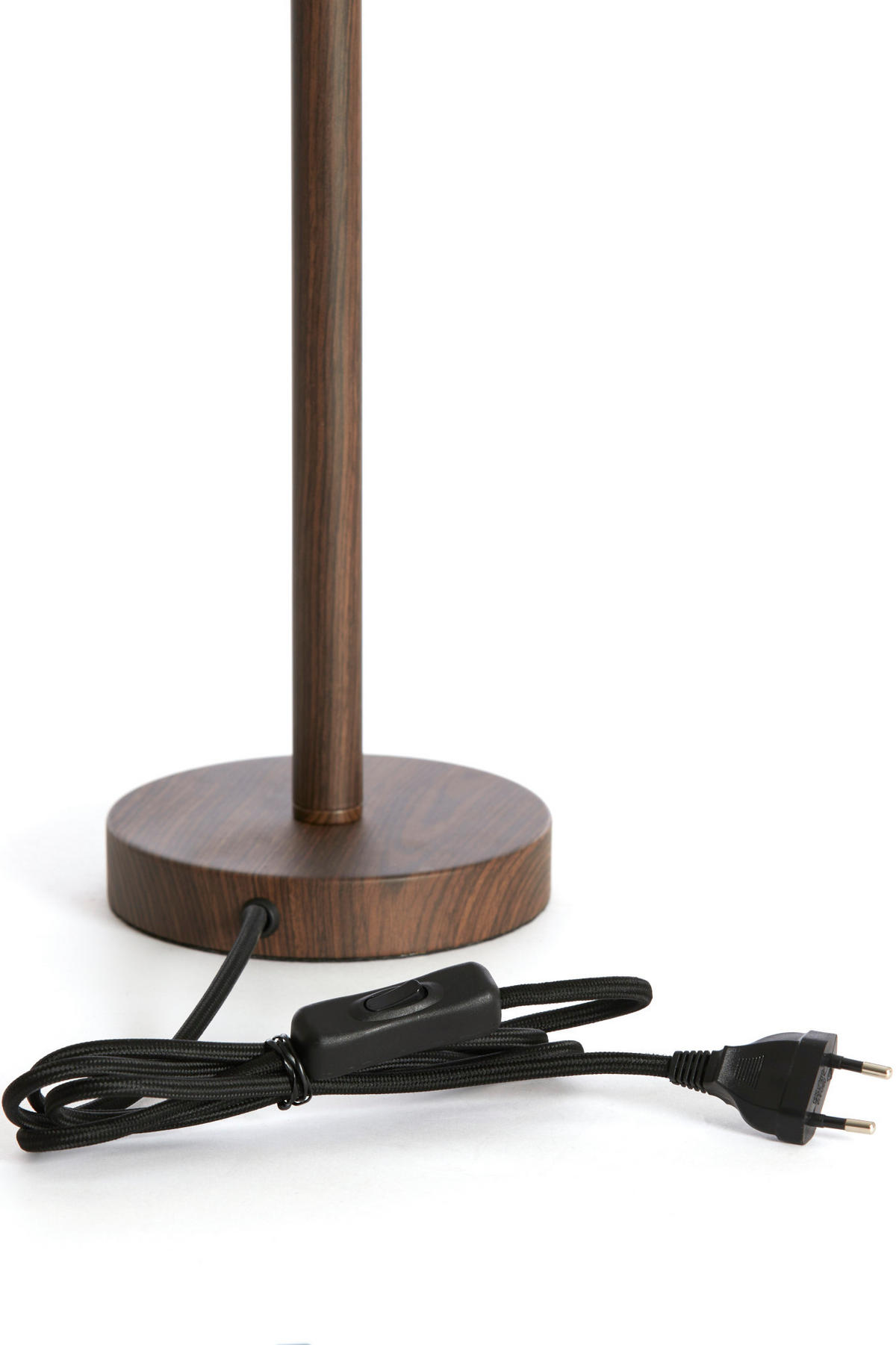 LAMPENFUSS Washington Braun Ø14/39,5 cm - Dunkelbraun, Metall (14/14/39.5cm) - Light & Living