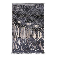 BERBERTEPPICH aus reiner Wolle 173x 278 cm - Grau, Naturmaterialien (173/278cm) - AFK Living