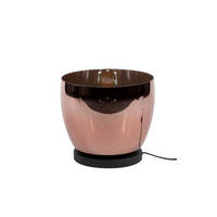STEHLEUCHTE Up Kupfer 29/29/27 cm - Kupferfarben, Glas (29/29/27cm) - Hoyz Collection