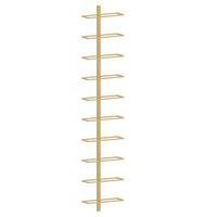 WEINREGALE 24/9/120 cm Gold Metall - Goldfarben, Metall (9/120/24cm) - vidaXL