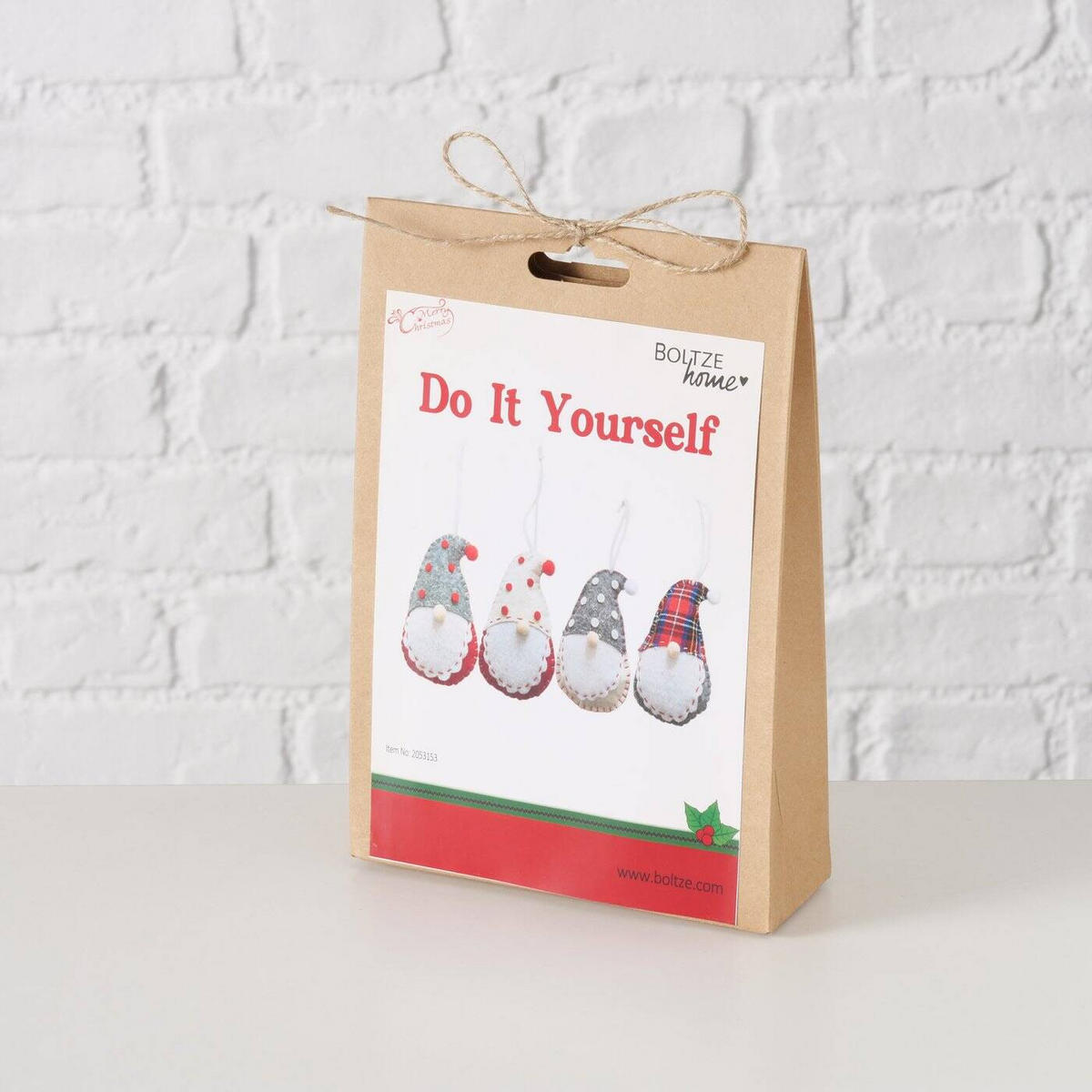 DEKORATIONSSET DIY Zwerge - Multicolor, Textil (5/22/15cm) - Boltze Home