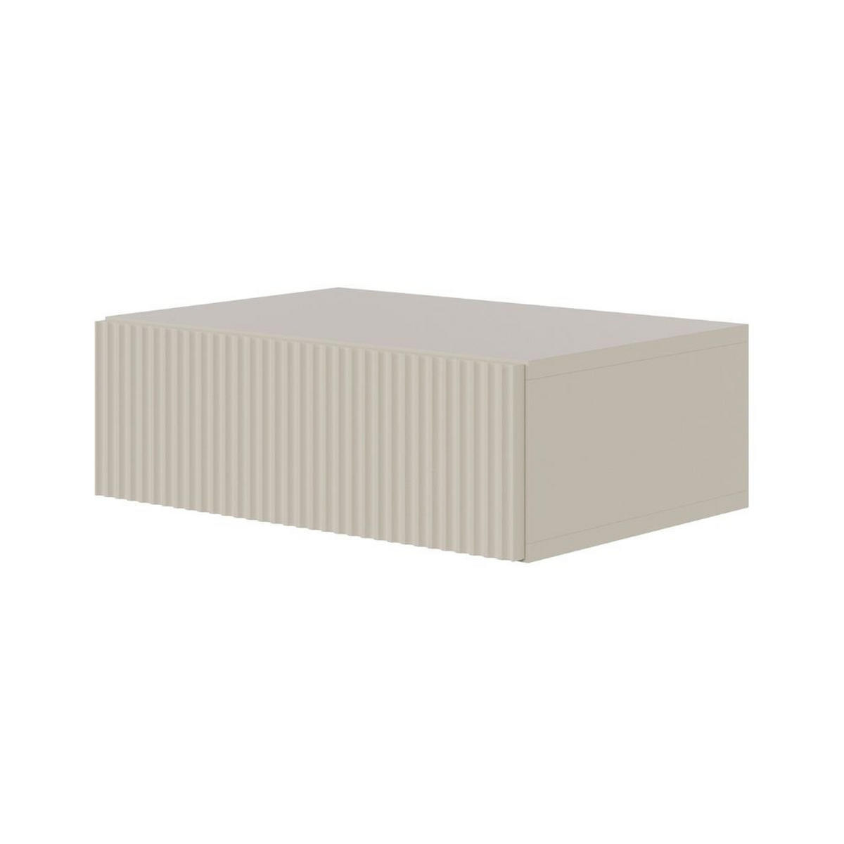 NACHTSCHRANK Veldio Graubeige 50 cm - Greige, Holzwerkstoff (50/17/35.6cm) - Selsey