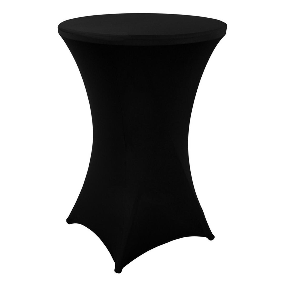 STEHTISCH klappbar 80cm, schwarz - Schwarz, Kunststoff (80/80/110cm) - Giga Meubel