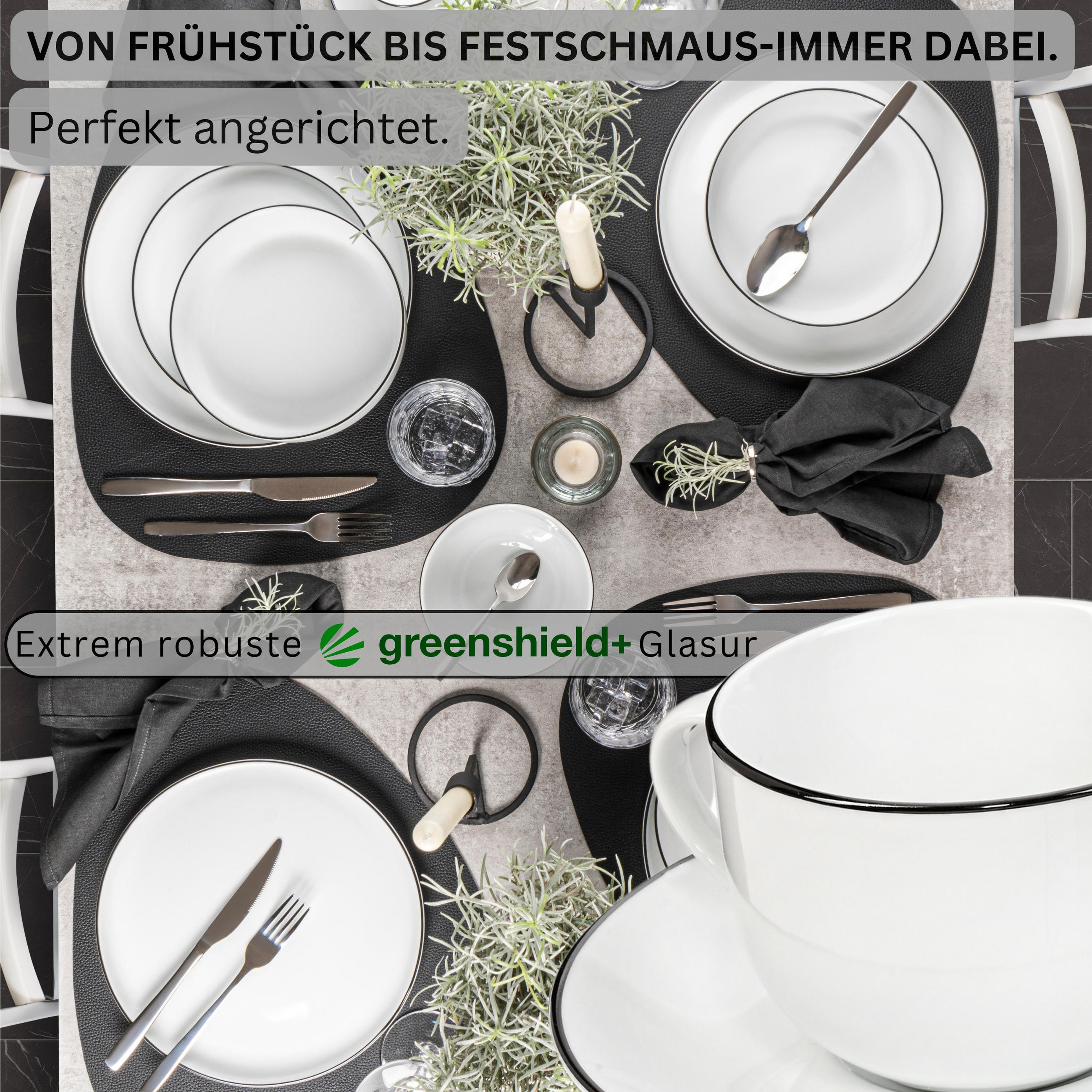 Thumbnail - Sänger Kaffeetassen, Weiß, Keramik, 12-teilig, 0.2 L, Rund, hitzebeständig, Kaffee & Tee, Tassen, Kaffeetassen