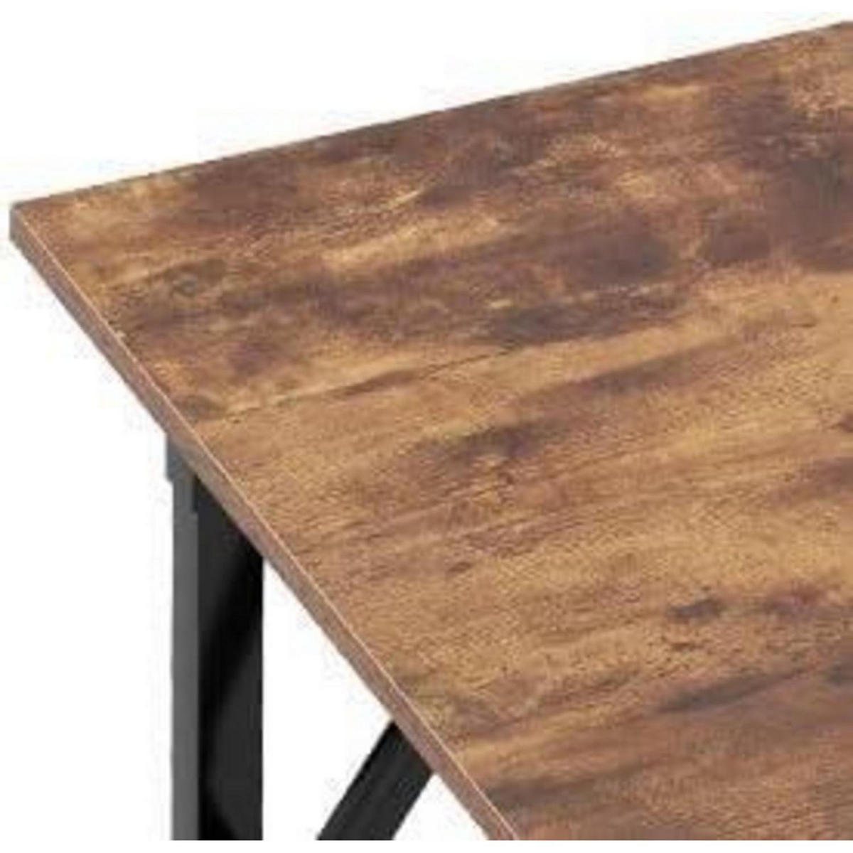 SCHREIBTISCH Klapptisch Vintage-Schwarz 80 x 40 cm - Braun, Holzwerkstoff (80/40/75cm)
