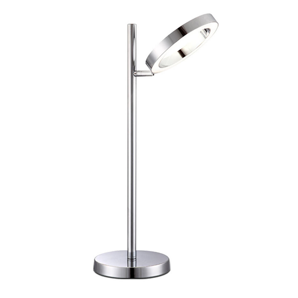 LED TISCHLEUCHTE ORELL Chrom Silber - Silberfarben, Metall (27/16/52cm) - Globo Lighting