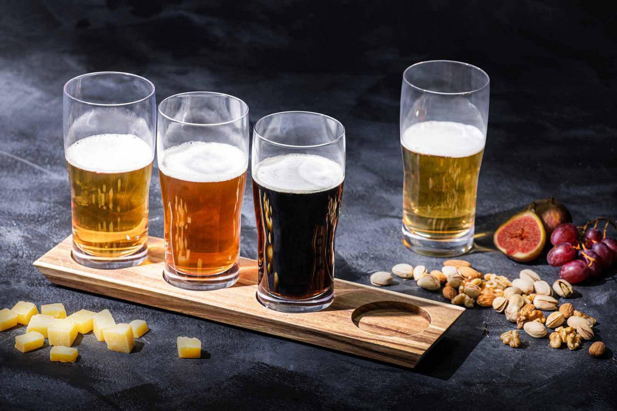 BIER TASTING-SET Tempa Harvey transparent 430 ml 4er Set - Transparent, Glas (0.43L) - Ladelle