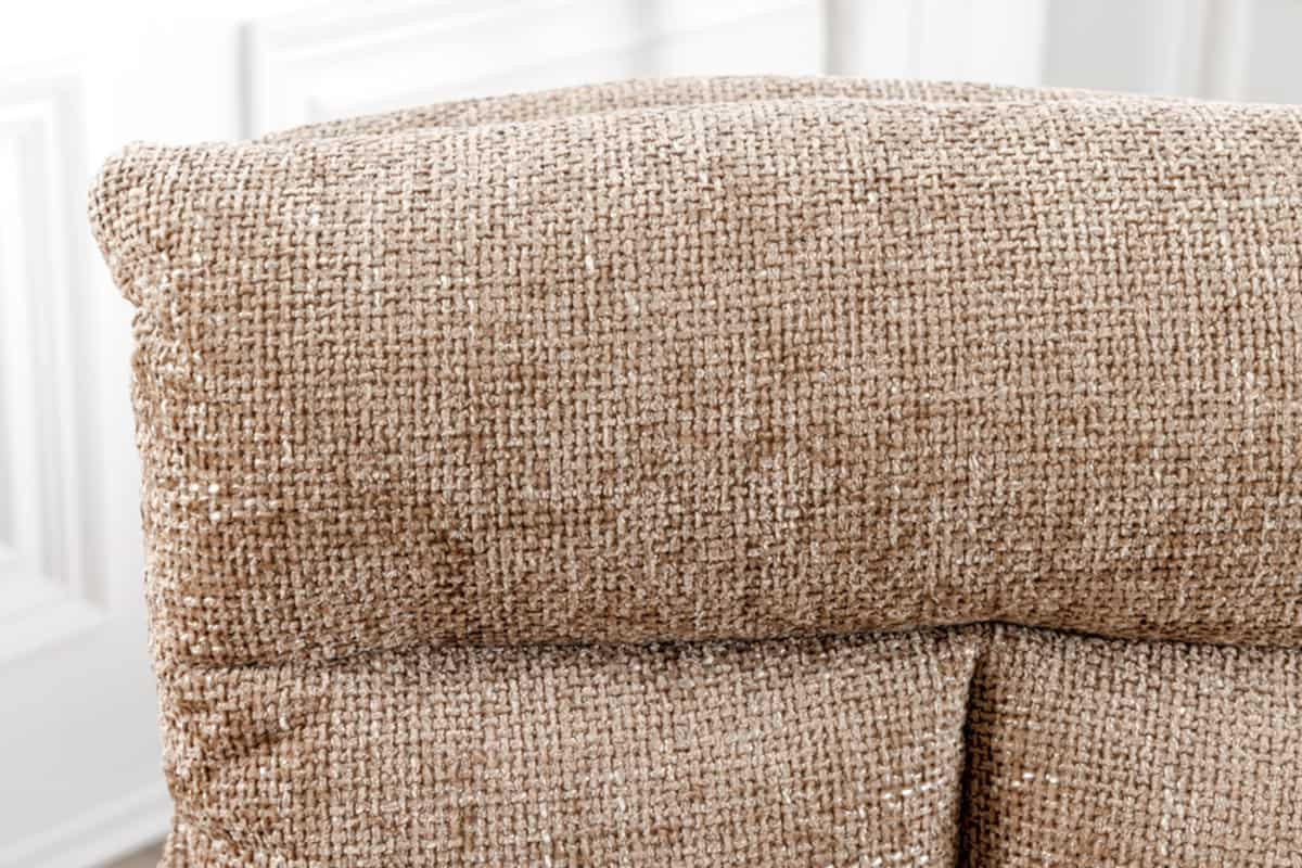 STUHL BIG GEORGE Samt Beige 95 cm - Beige/Schwarz, Textil/Metall (59/93/68cm) - riess-ambiente