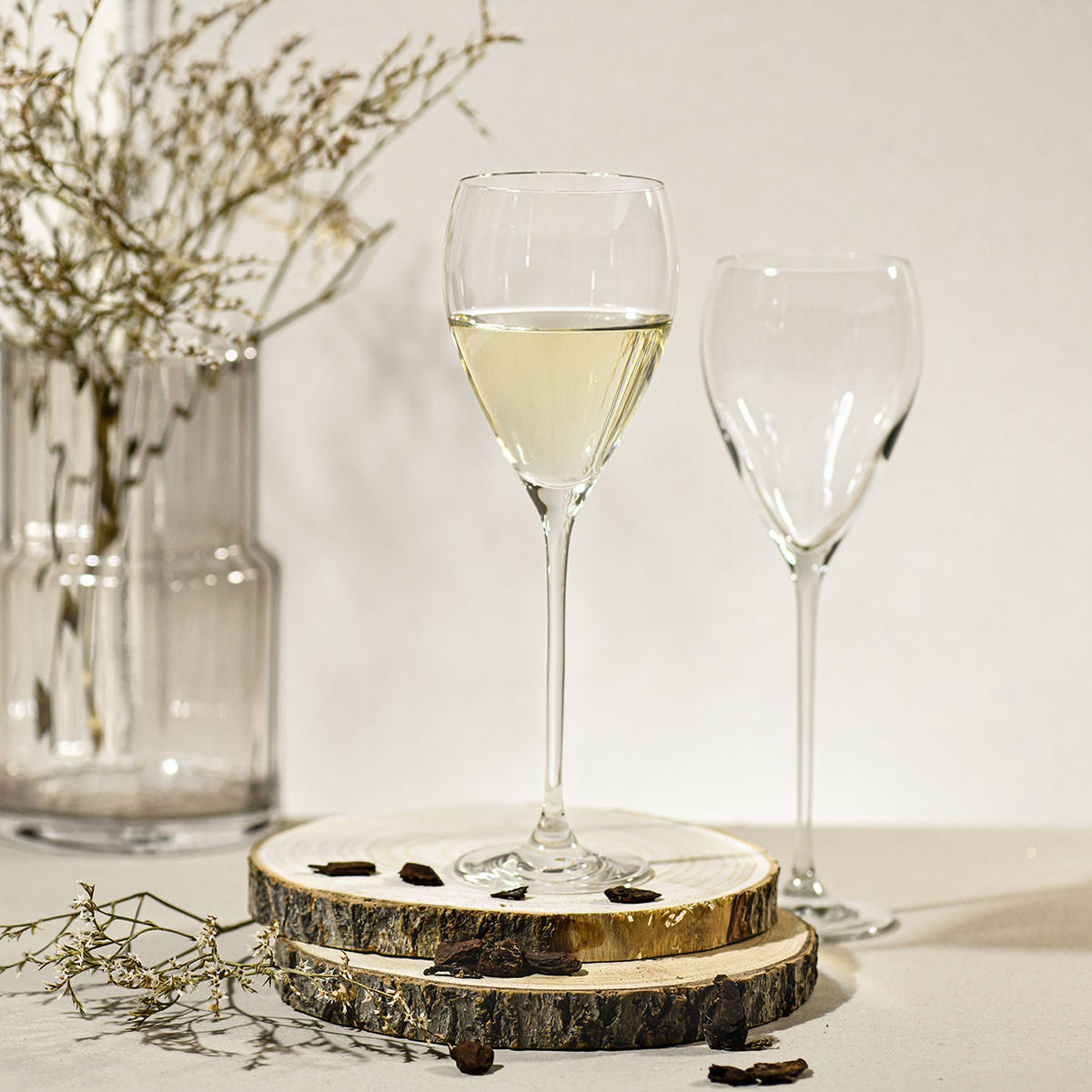 WEISSWEINGLÄSER 4er-Set 280 ML - Transparent, Glas (0.28L) - Krosno Glass