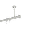 GARDINENSTANGEN-SET Sonette Estana 100 cm, 1-läufig, 20 mm Ø Weiß - Weiß, Metall (100cm) - INTERDECO