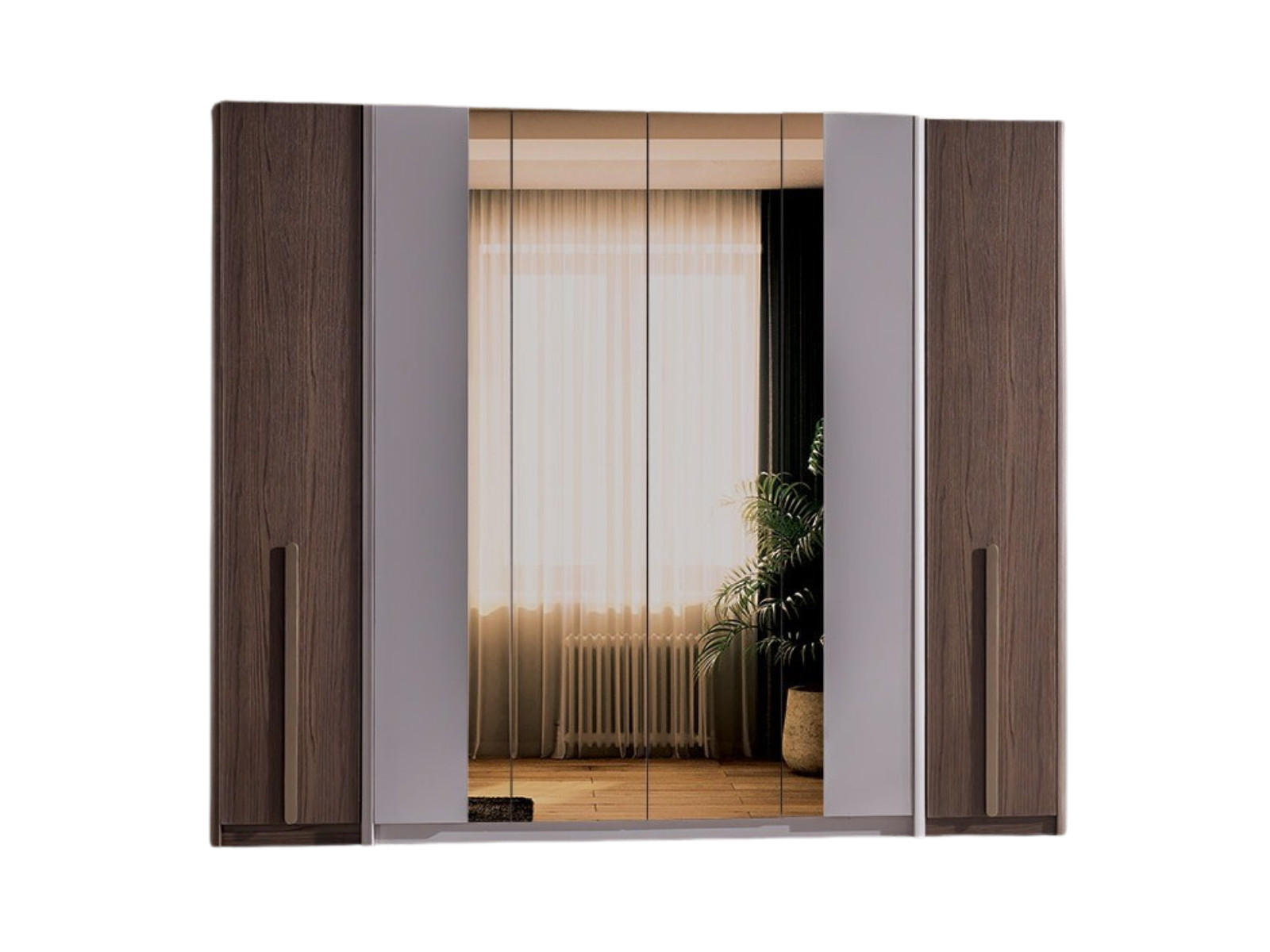 XXXLutz Kleiderschrank Creme 260x225x63 cm