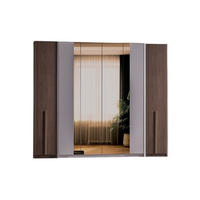 KLEIDERSCHRANK Rubato 6 trg. - Creme, Holzwerkstoff (260/225/63cm)