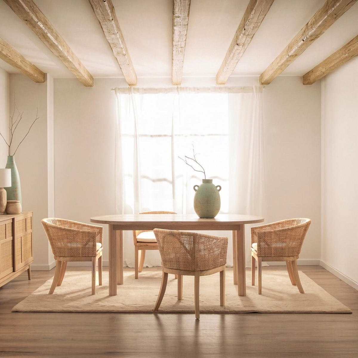 GARTENSTUHL Alen Natürlich 49 cm x 74 cm - Naturfarben, Textil (49/74/60cm) - Klast Home