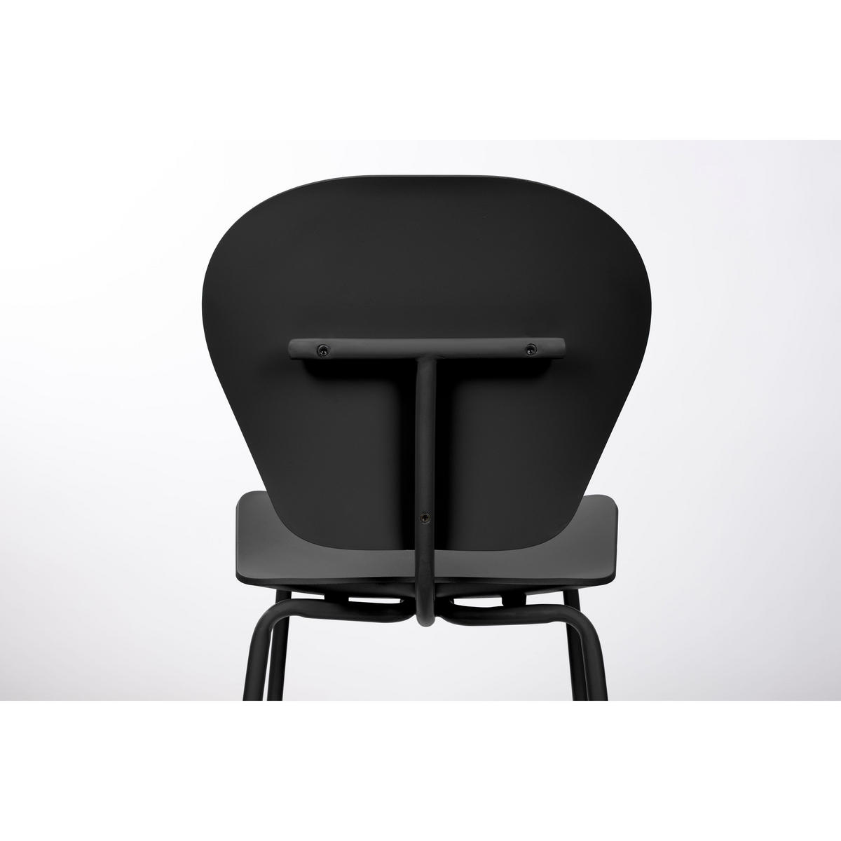 ESSZIMMERSTUHL The Ocean Chair Schwarz - 2 er Set - Schwarz, Kunststoff (43/85.5/55cm) - Zuiver