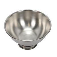 EDELSTAHLSCHALE für Obst 39/39/24 cm - Silberfarben, Metall (39/24/39cm) - Excellent Houseware