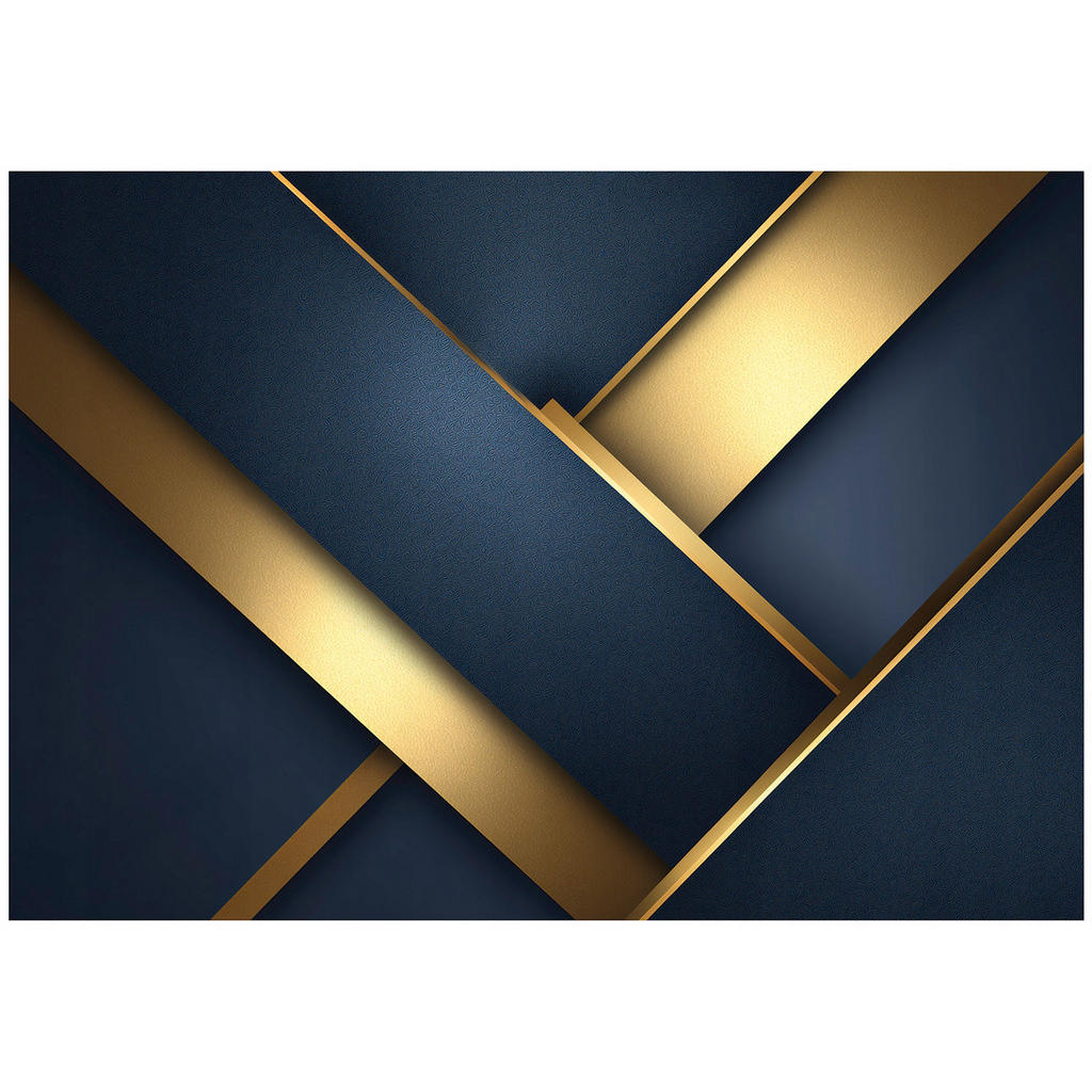 Wallarena ABSTRAKTNÍ geometrická fototapeta modrá 400x280 cm