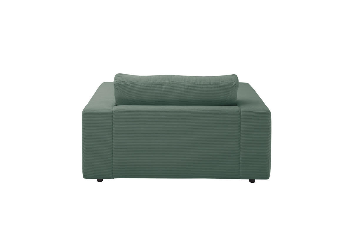 LONGSEAT MADELINE Smaragdgrün Cord - Smaragdgrün/Schwarz, Kunststoff/Textil (150/86/170cm) - KAWOLA