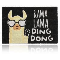 ROHOŽKA Vícebarevná kokosové vlákno lama protiskluzová 60x40 cm - různobarevná, textil/plast (60/40cm) - Relaxdays