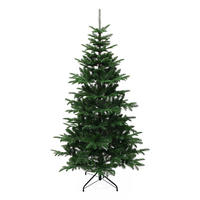 KÜNSTLICHER Weihnachtsbaum 178 cm, Naturgrün mit 776 PE-/PVC-Spitzen - Grün, Kunststoff (180cm) - Hometopia