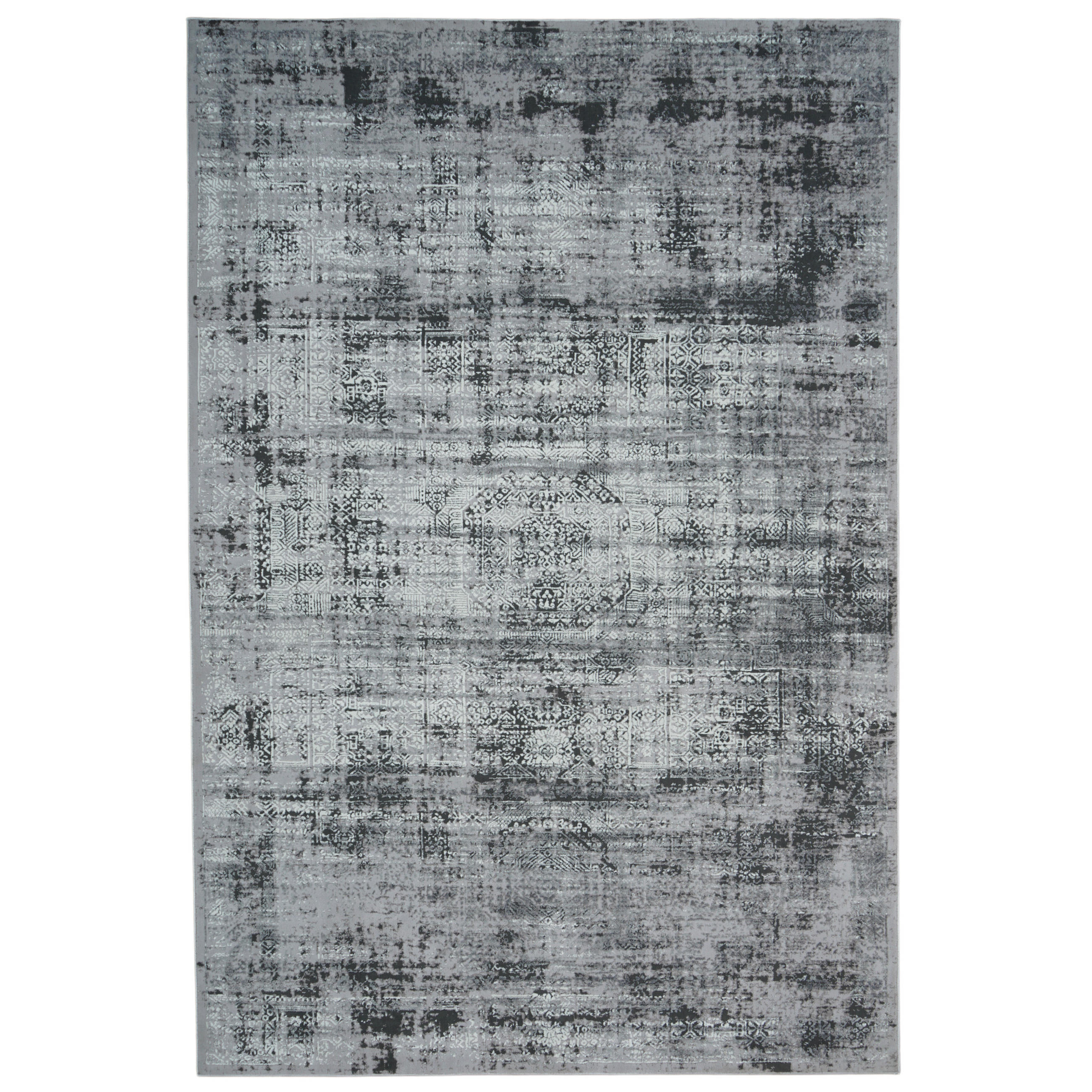 VINTAGE-TEPPICH ALEGRA 80/150 cm Grau - Anthrazit, Naturmaterialien/Textil (80/150cm) - Consilio Concept