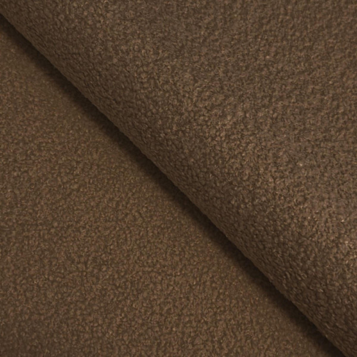 ECKSOFA Braun ALOO Mit Schlaffunktion Links Stoff Bouclé - Braun, Textil (276/176cm) - Sepro Meble