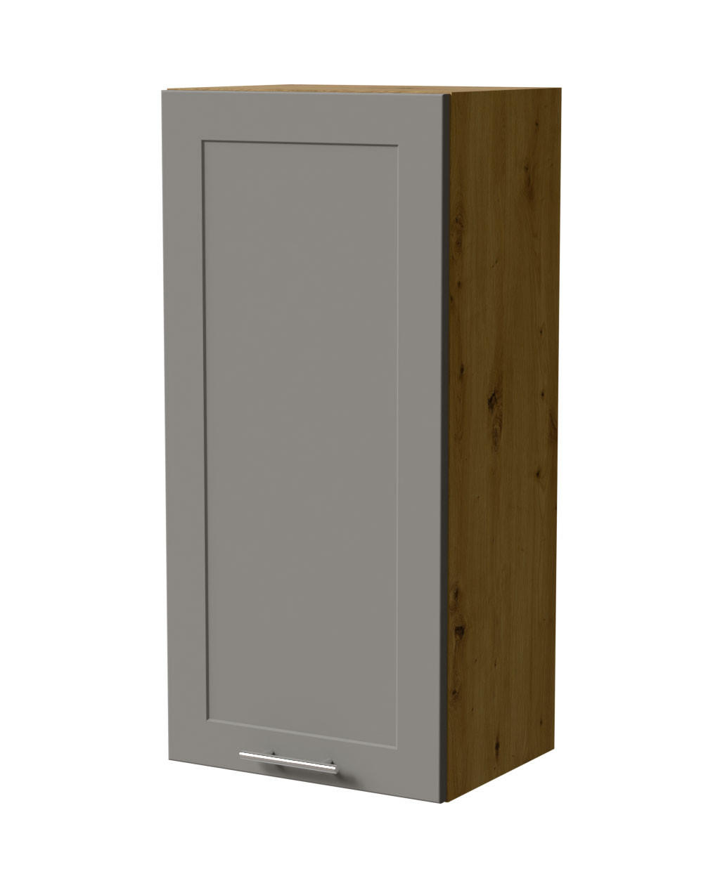 Feldmann-Wohnen Hängeschrank Grau, Eiche Artisan 45x96x32.5 cm