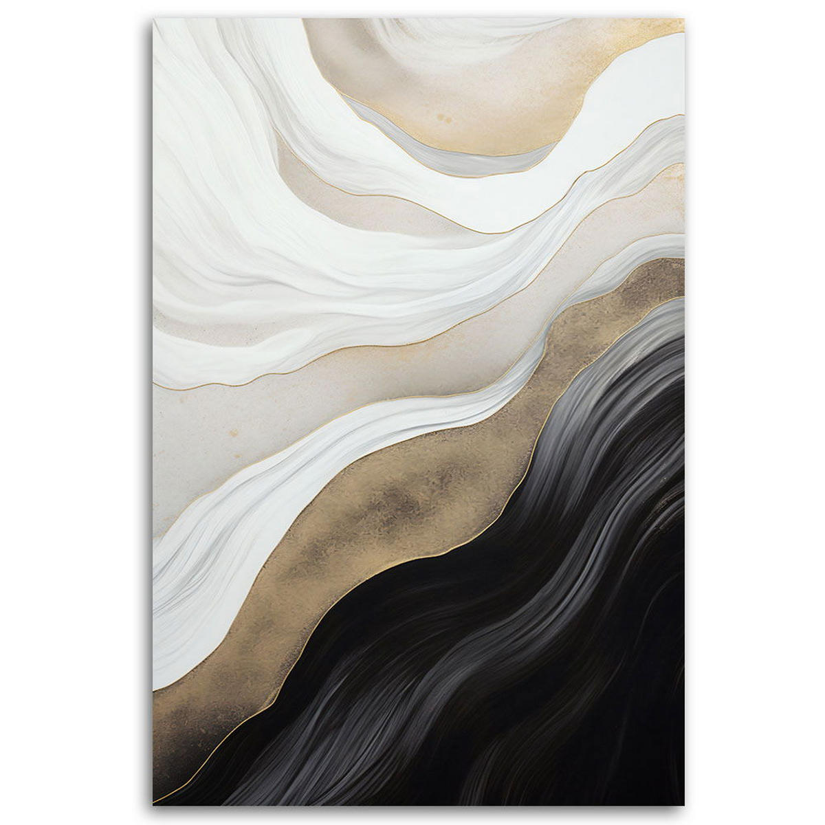 KUNSTDRUCK Beige 60/90 cm - Beige, Textil (60/90cm) - KUNSTLOFT