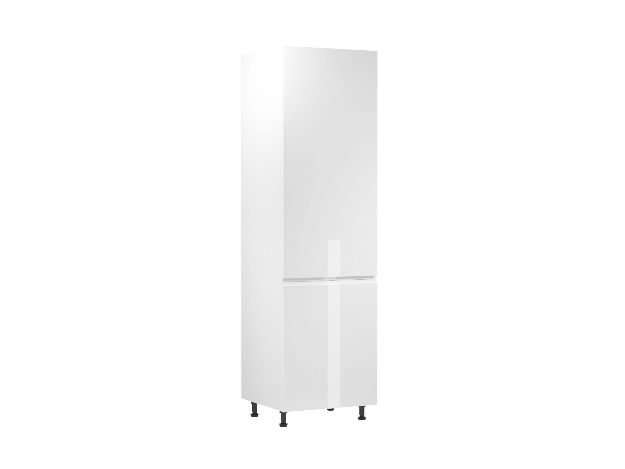 HOCHSCHRANK 60 cm – Velmora D60R P/L Weiß/Hochglanz – Weiß / Hochglanz / Links - Weiß, Holzwerkstoff (60/212/58cm) - ROYAL24_MARKT