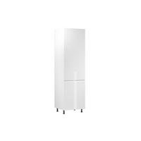 HOCHSCHRANK 60 cm – Velmora D60R P/L Weiß/Hochglanz – Weiß / Hochglanz / Links - Weiß, Holzwerkstoff (60/212/58cm) - ROYAL24_MARKT