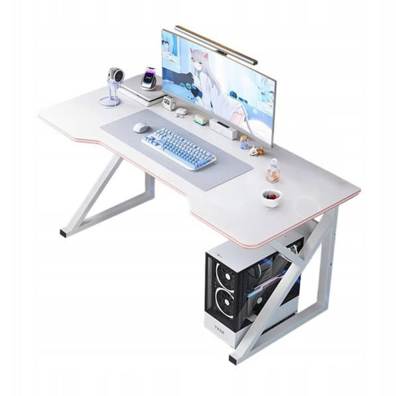 SCHREIBTISCH, weiß 120x60x73cm - Weiß, Holzwerkstoff (60/120/73cm)