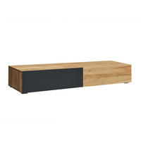 TV-BOARD Wild-/Zerreiche 195x52x32 natur geölt FRANKFURT #107 - Naturfarben, Holz (195/32/52cm) - Massivmoebel24