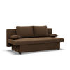 SOFA 3-SITZER MIT SCHLAFFUNKTION NOLA BONELL Braun - Braun, Textil (91/92/191cm) - Mebligo