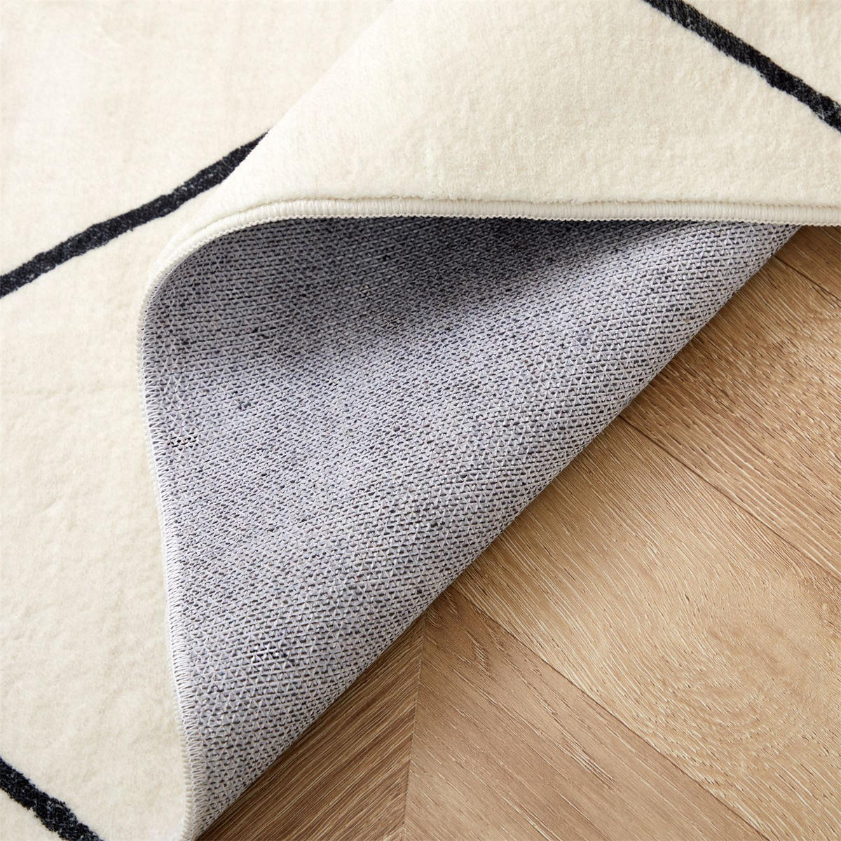 TEPPICH RHOMB - Creme, Textil (200/300cm) - IDIMEX