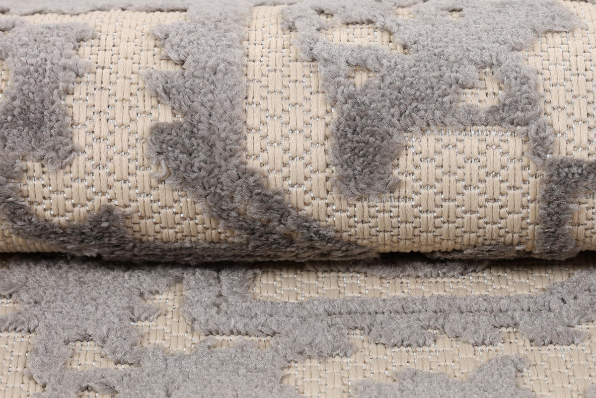 TEPPICH PATIO CREME 90/150 cm - Creme, Textil (90/150cm) - Tapiso
