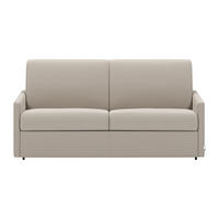 SCHLAFSOFA - 2 Personen - Stoff - Beige - - Beige, Textil (150/85/223cm) - Vente-Unique