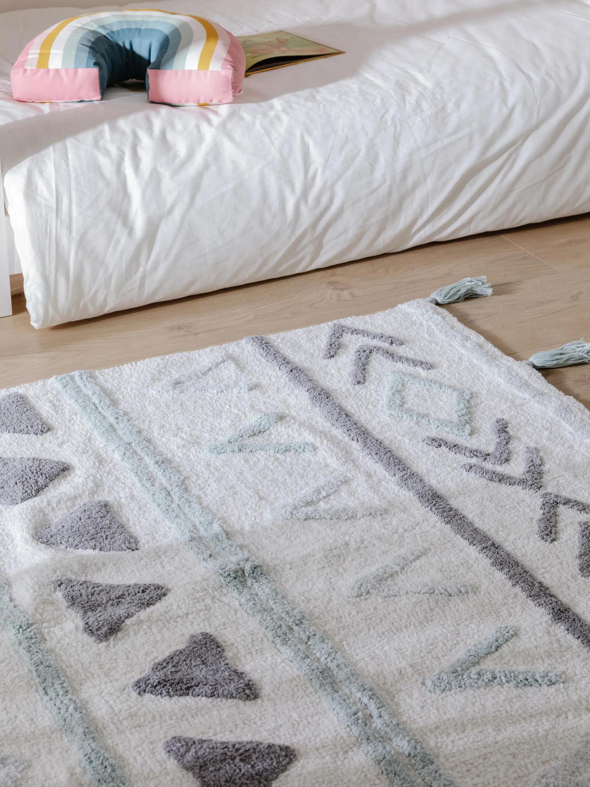 KINDERTEPPICH waschbar Levi Blau 160x230 cm - Blau, Textil (160/230cm) - Lytte