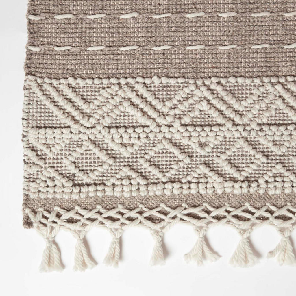 Thumbnail - Homescapes Kelim-Teppich, Beige, Textil, Grafikmuster, Rechteckig, 120x170 cm, Teppiche & Böden, Teppiche, Naturteppiche