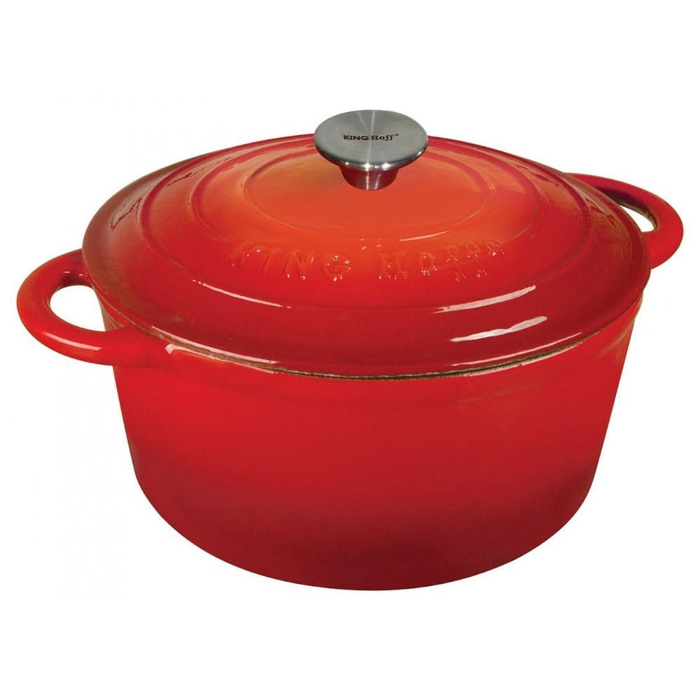 TOPF Rot 24/24/12 cm KH1529 - Rot, Glas (24cm) - Kinghoff 