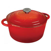 TOPF Rot 24/24/12 cm KH1529 - Rot, Glas (24cm) - Kinghoff 