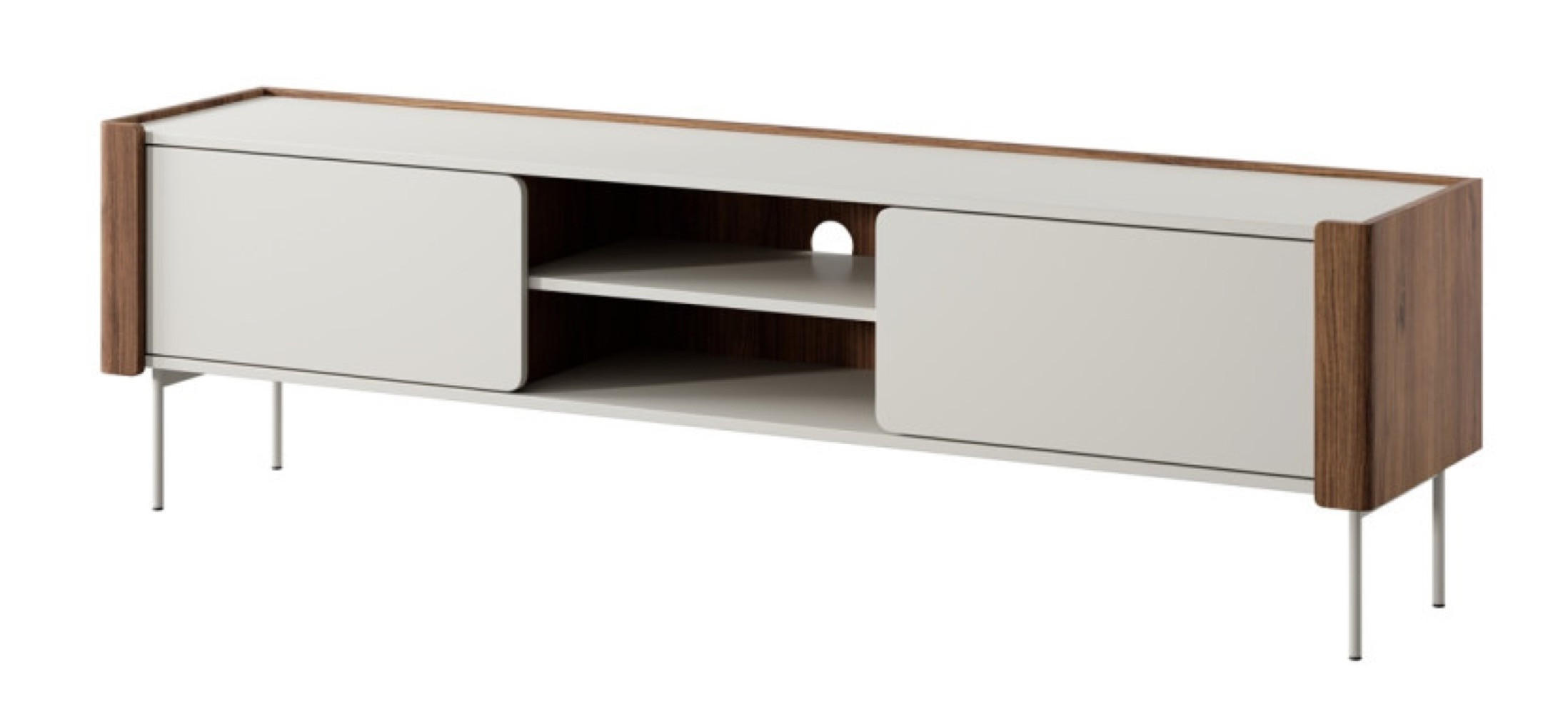 TV-SCHRANK Weiß Wrapso - Multicolor, Holzwerkstoff (180/52.4/39.5cm) - Sepro Meble