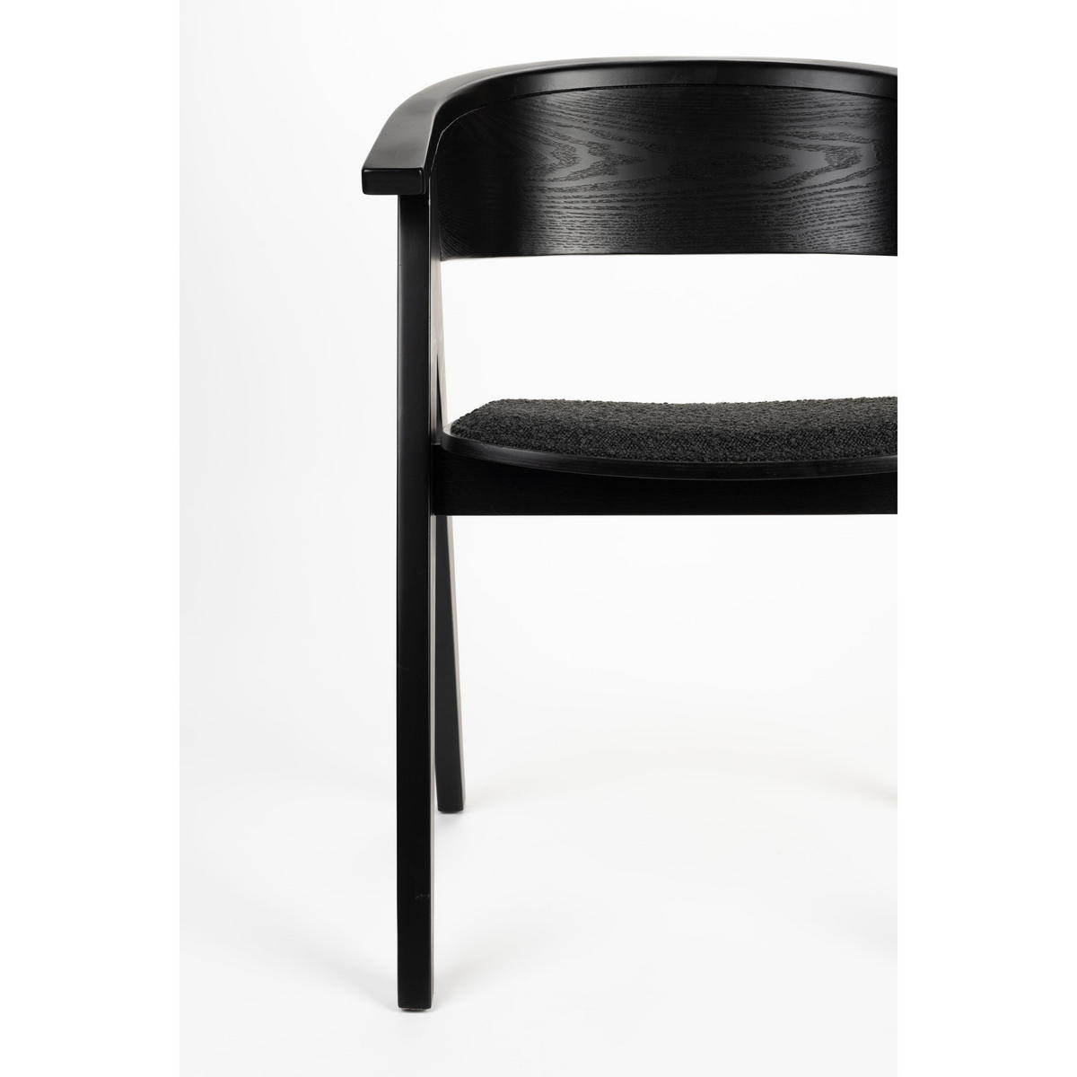 ESSZIMMERSTUHL NDSM Schwarz - Schwarz, Holz (59/79/54cm) - Zuiver