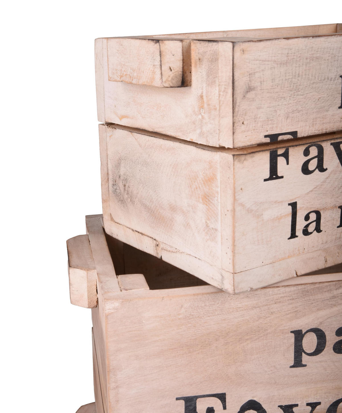 BLUMENKASTEN Marta 3er Set Natur Mahagoni Pflanzkasten - Naturfarben, Holz (25.5/20/49cm) - DELUKE