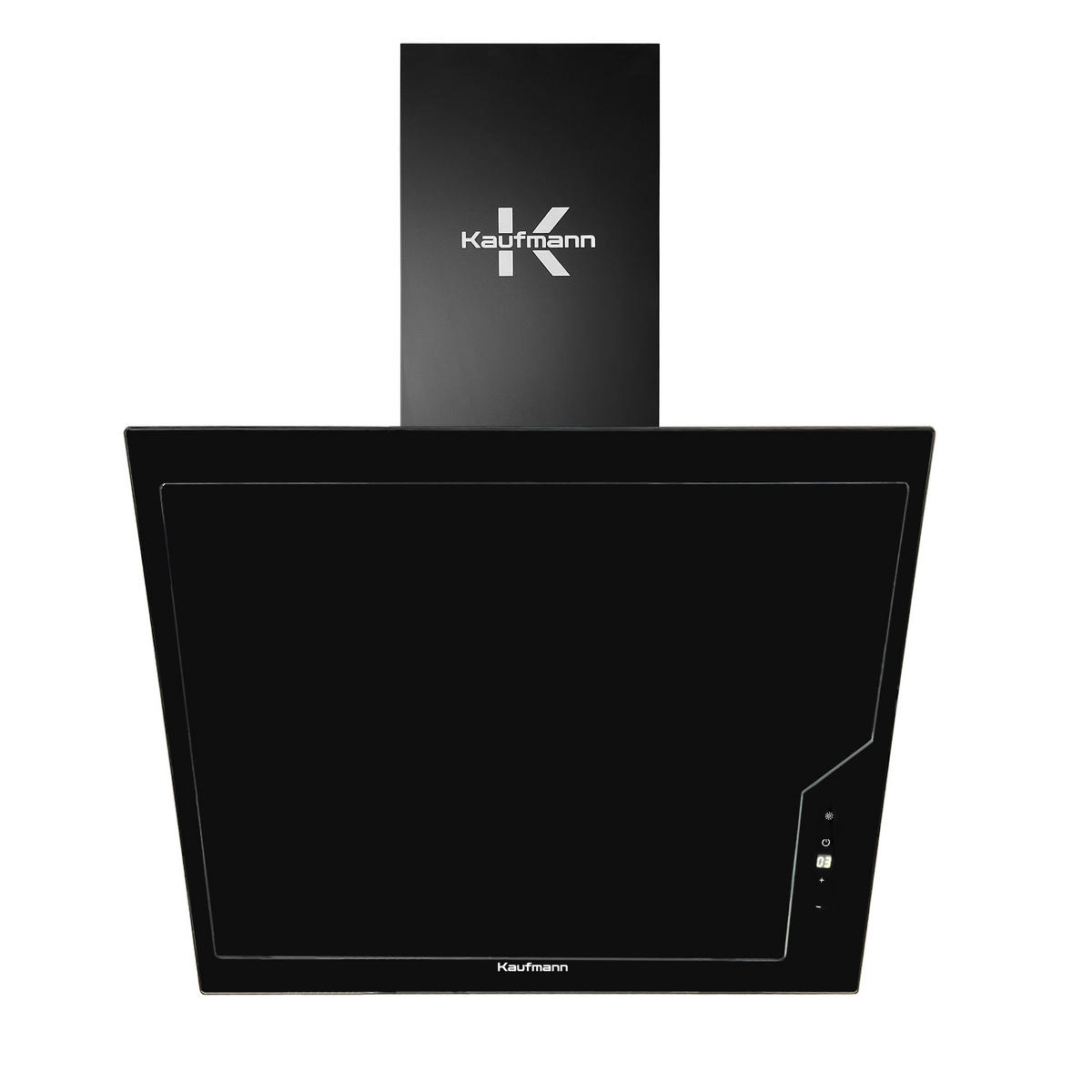 DUNSTABZUGSHAUBE FAVORE 60 BL, 60 cm Kopffreihaube 1000 m³/h Schwarz - Schwarz, Glas/Metall (59.6/89/41.5cm) - Kaufmann