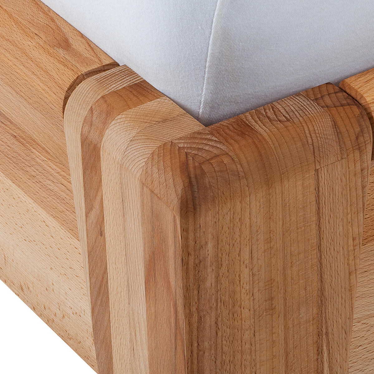 BETT - Massivholz - Kernbuche, Holz (160/200cm) - home24