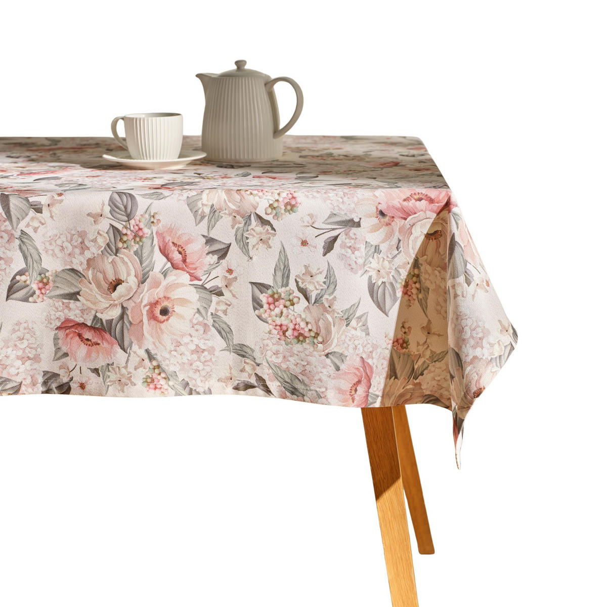 TISCHDECKE Amorette 140x220 cm, Rosa - Rosa, Textil (220/140/1cm) - home&you