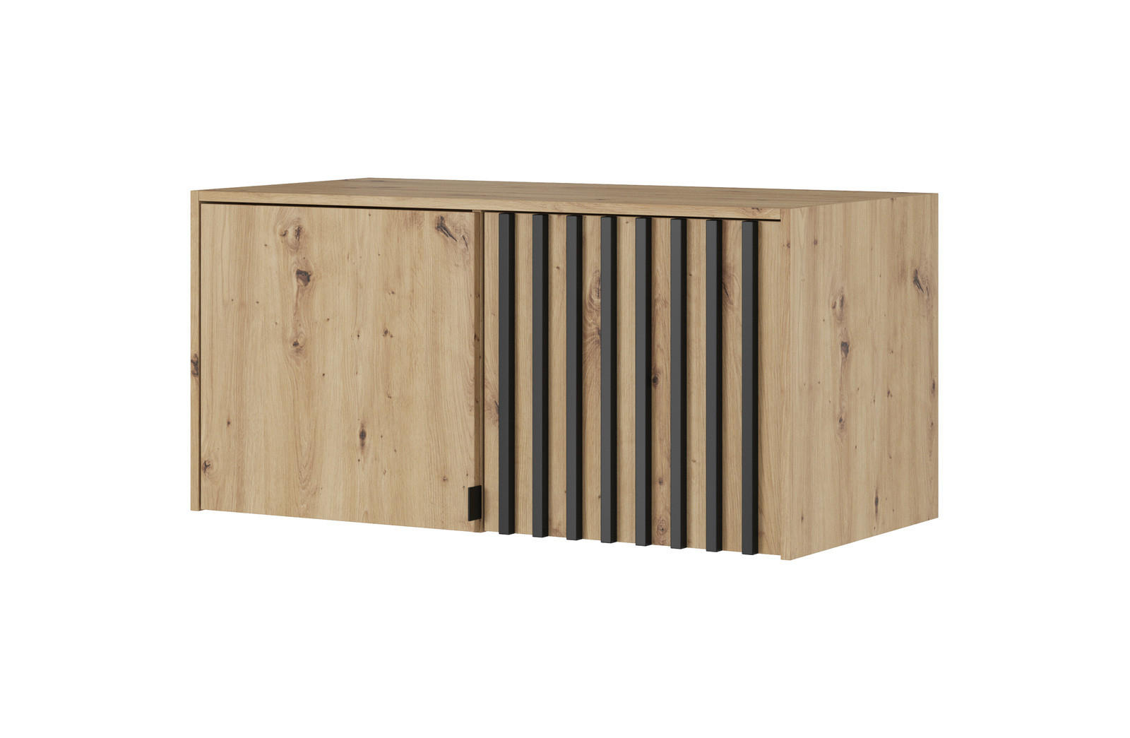 Ravio Schrankaufsatz Eiche Artisan 105x50x51 cm